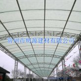 FRP采光瓦車棚920雨棚